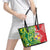 Tonga Australia Rugby Leather Tote Bag Kangaroos And Tonga Mate Maa Together