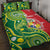 Tonga Australia Rugby Quilt Bed Set Kangaroos And Tonga Mate Maa Together