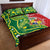 Tonga Australia Rugby Quilt Bed Set Kangaroos And Tonga Mate Maa Together