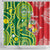 Tonga Australia Rugby Shower Curtain Kangaroos And Tonga Mate Maa Together