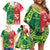 Custom Tonga XIII And Australia Kangaroos Family Matching Off Shoulder Short Dress and Hawaiian Shirt Mate Maa Tongan Ngatu With Aboriginal