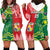 Custom Tonga XIII And Australia Kangaroos Hoodie Dress Mate Maa Tongan Ngatu With Aboriginal