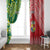 Custom Tonga XIII And Australia Kangaroos Window Curtain Mate Maa Tongan Ngatu With Aboriginal