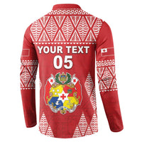 Custom Tonga Rugby Button Sweatshirt Tonga Mate Ma'a Take The Lead LT05 - Polynesian Pride