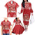 Custom Tonga Rugby Family Matching Off The Shoulder Long Sleeve Dress and Hawaiian Shirt Tonga Mate Ma'a Take The Lead