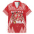 Custom Tonga Rugby Family Matching Off The Shoulder Long Sleeve Dress and Hawaiian Shirt Tonga Mate Ma'a Take The Lead