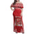 Custom Tonga Rugby Family Matching Off Shoulder Maxi Dress and Hawaiian Shirt Tonga Mate Ma'a Take The Lead