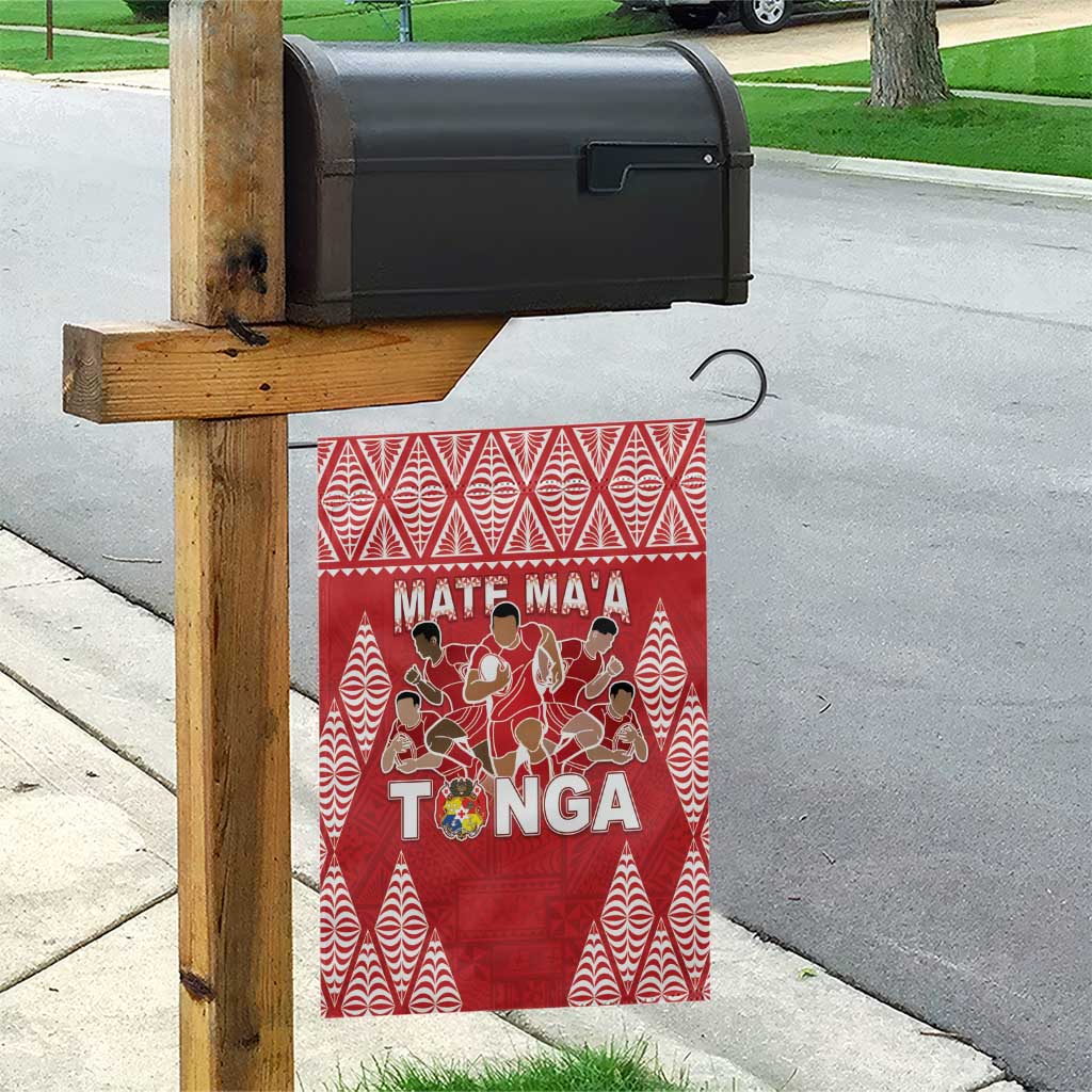Tonga Rugby Garden Flag Tonga Mate Ma'a Take The Lead LT05 - Polynesian Pride