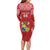 Custom Tonga Rugby Long Sleeve Bodycon Dress Tonga Mate Ma'a Take The Lead