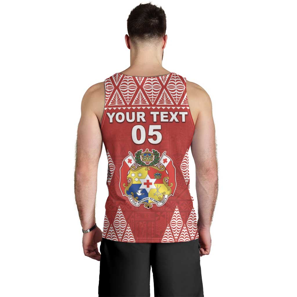Custom Tonga Rugby Men Tank Top Tonga Mate Ma'a Take The Lead LT05 - Polynesian Pride
