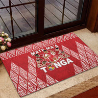 Tonga Rugby Rubber Doormat Tonga Mate Ma'a Take The Lead LT05 - Polynesian Pride