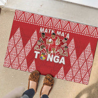 Tonga Rugby Rubber Doormat Tonga Mate Ma'a Take The Lead LT05 - Polynesian Pride