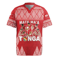 Custom Tonga Rugby Rugby Jersey Tonga Mate Ma'a Take The Lead LT05 Red - Polynesian Pride