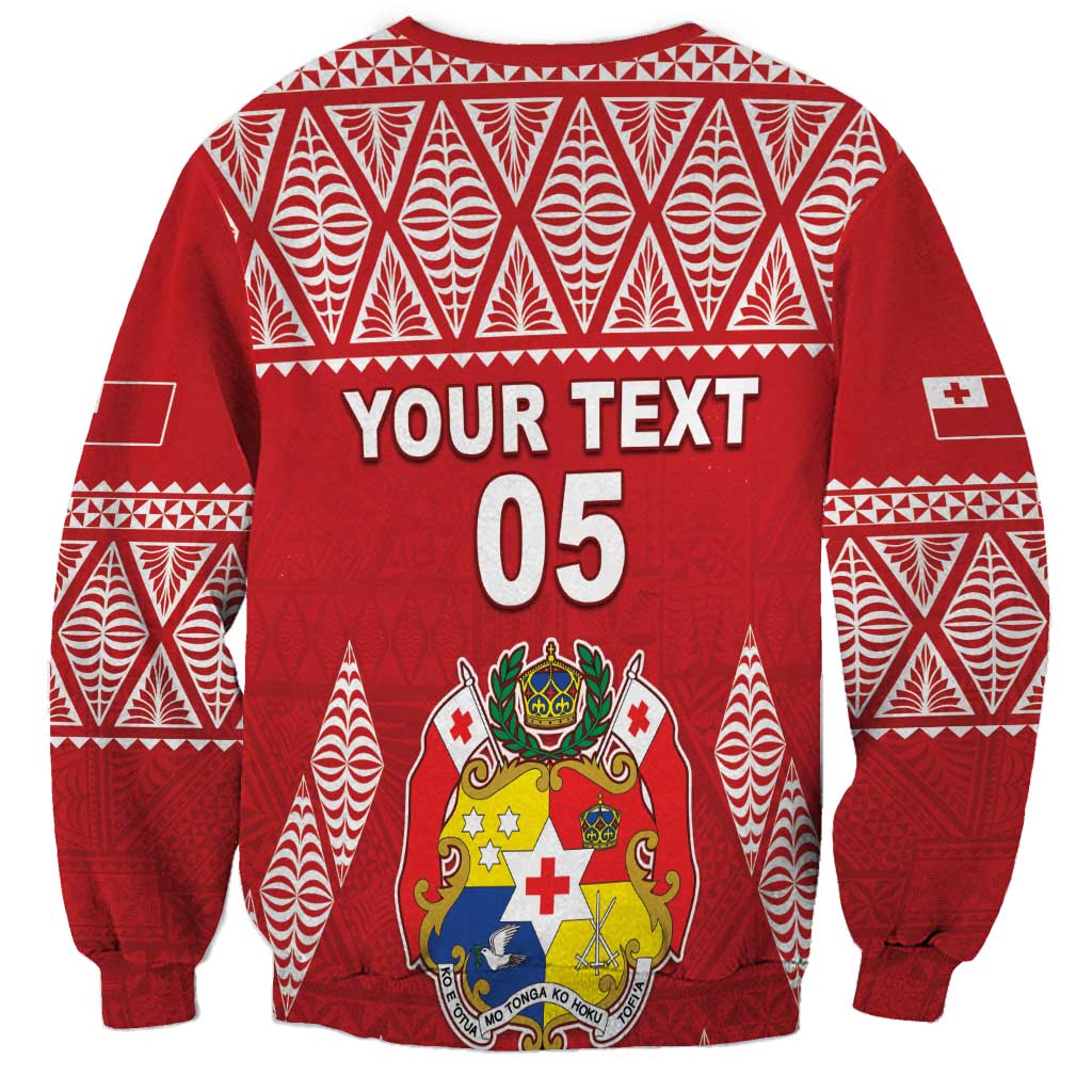 Custom Tonga Rugby Sweatshirt Tonga Mate Ma'a Take The Lead LT05 - Polynesian Pride