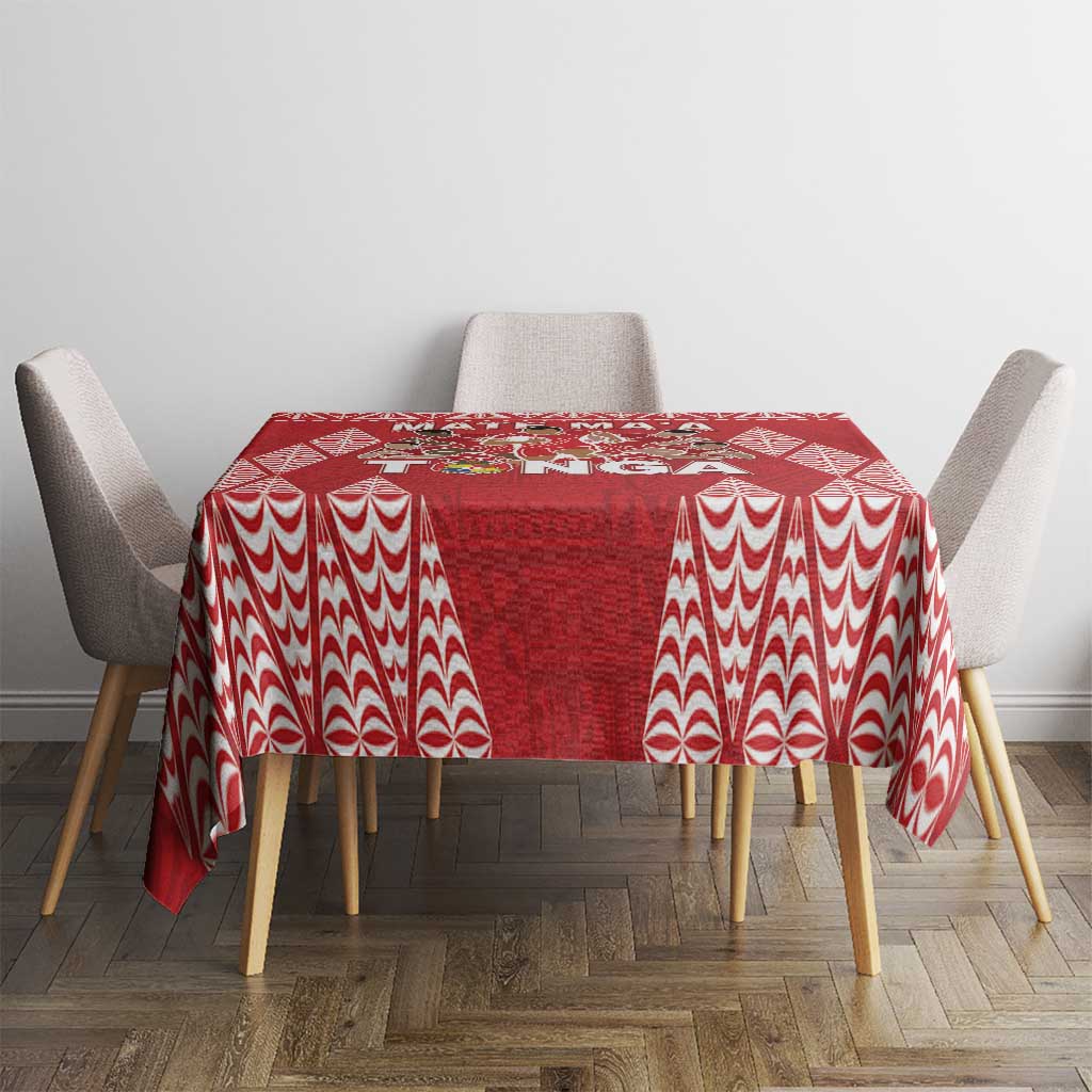 Tonga Rugby Tablecloth Tonga Mate Ma'a Take The Lead LT05 - Polynesian Pride