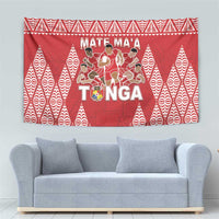 Tonga Rugby Tapestry Tonga Mate Ma'a Take The Lead
