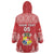 Custom Tonga Rugby Wearable Blanket Hoodie Tonga Mate Ma'a Take The Lead