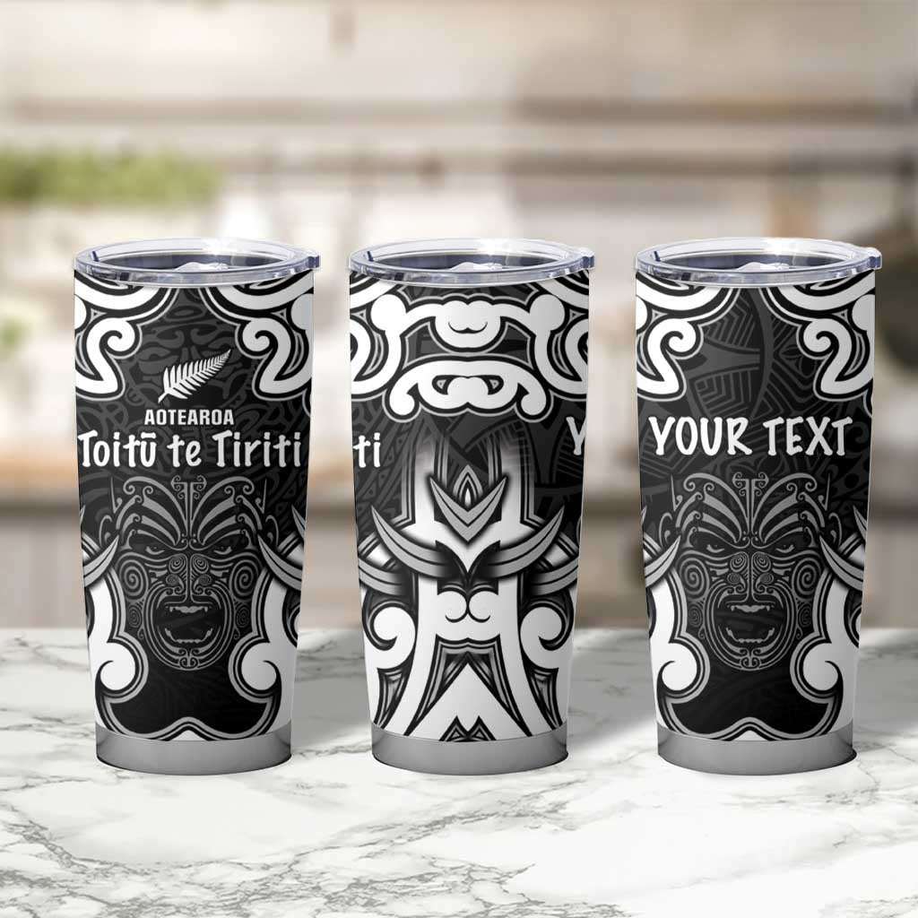 Personalised Aotearoa Tumbler Cup Toitu Te Tiriti O Waitangi LT05 - Polynesian Pride