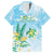 Personalised 2025 Aloha Hawaii Family Matching Long Sleeve Bodycon Dress and Hawaiian Shirt Tropical Flowers And Honu