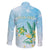 Personalised 2025 Aloha Hawaii Family Matching Off The Shoulder Long Sleeve Dress and Hawaiian Shirt Tropical Flowers And Honu