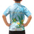 Personalised 2025 Aloha Hawaii Family Matching Off Shoulder Short Dress and Hawaiian Shirt Tropical Flowers And Honu