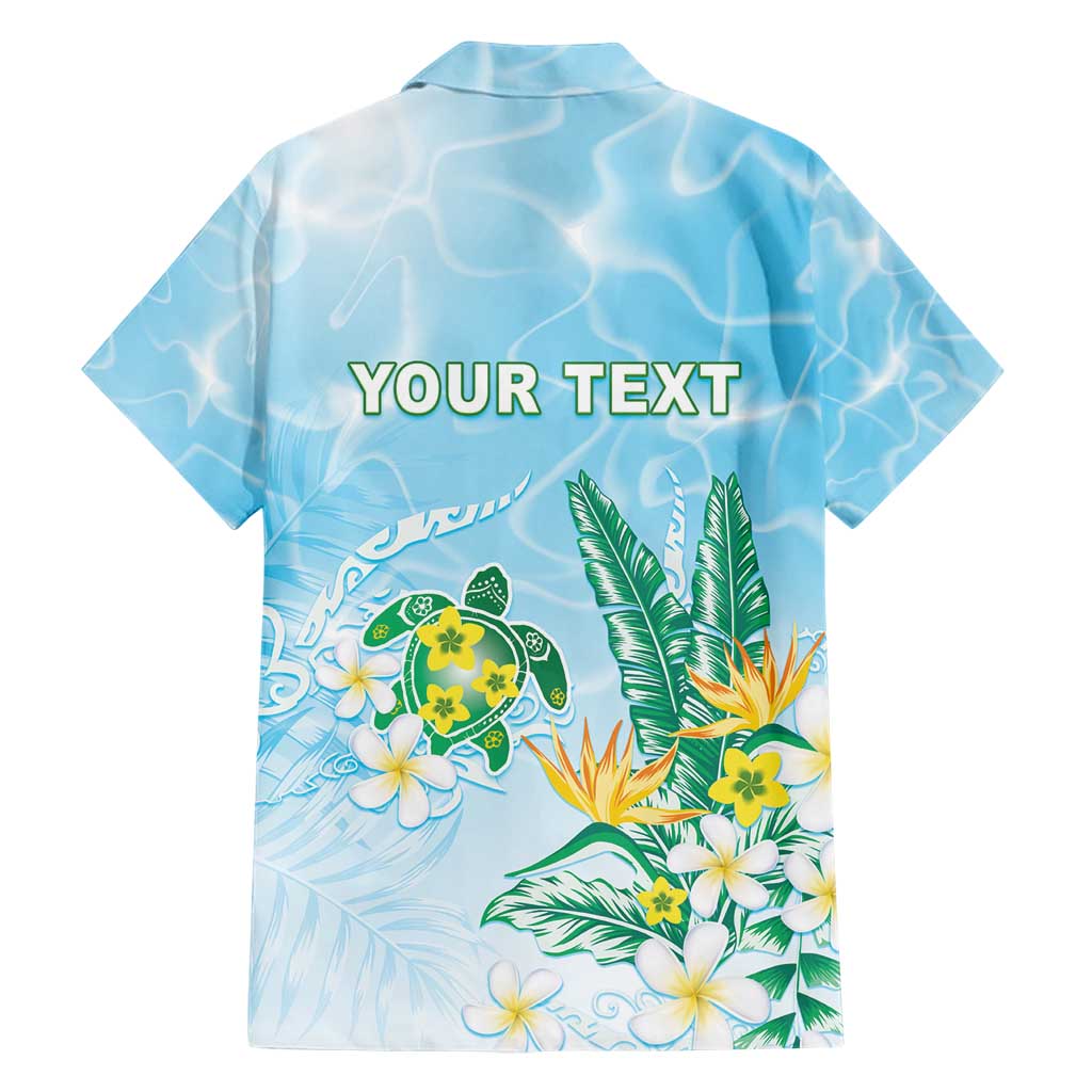 Personalised 2025 Aloha Hawaii Family Matching Short Sleeve Bodycon Dress and Hawaiian Shirt Tropical Flowers And Honu