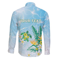 Personalised 2025 Aloha Hawaii Family Matching Short Sleeve Bodycon Dress and Hawaiian Shirt Tropical Flowers And Honu