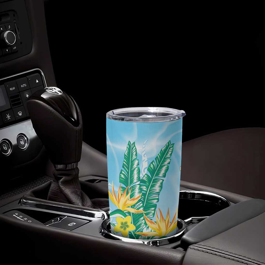 2025 Aloha Hawaii Tumbler Cup Tropical Flowers And Honu