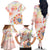 Happy Holi Festival Family Matching Off The Shoulder Long Sleeve Dress and Hawaiian Shirt Rangoli With Polynesian Pattern LT05 - Polynesian Pride