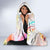 Happy Holi Festival Hooded Blanket Rangoli With Polynesian Pattern LT05 - Polynesian Pride