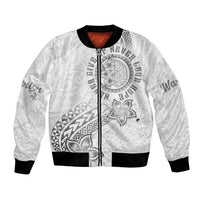 Brain Cancer Warrior Bomber Jacket Never Give Up