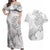 Brain Cancer Warrior Couples Matching Off Shoulder Maxi Dress and Hawaiian Shirt Never Give Up