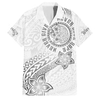 Brain Cancer Warrior Family Matching Short Sleeve Bodycon Dress and Hawaiian Shirt Never Give Up
