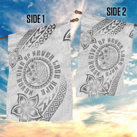 Brain Cancer Warrior Garden Flag Never Give Up LT05 - Polynesian Pride