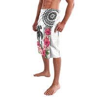 White Polynesian Hammerhead Shark Tribal Pattern Lavalava LT05 - Polynesian Pride