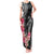 Black Polynesian Hammerhead Shark Tribal Pattern Tank Maxi Dress