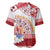 French Polynesia Internal Autonomy Day Baseball Jersey Tropical Hibiscus And Turtle Pattern