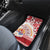 French Polynesia Internal Autonomy Day Car Mats Tropical Hibiscus And Turtle Pattern