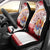 French Polynesia Internal Autonomy Day Car Seat Cover Tropical Hibiscus And Turtle Pattern