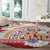 French Polynesia Internal Autonomy Day Round Carpet Tropical Hibiscus And Turtle Pattern