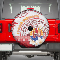 French Polynesia Internal Autonomy Day Spare Tire Cover Tropical Hibiscus And Turtle Pattern LT05 - Polynesian Pride