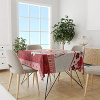 French Polynesia Internal Autonomy Day Tablecloth Tropical Hibiscus And Turtle Pattern LT05 - Polynesian Pride