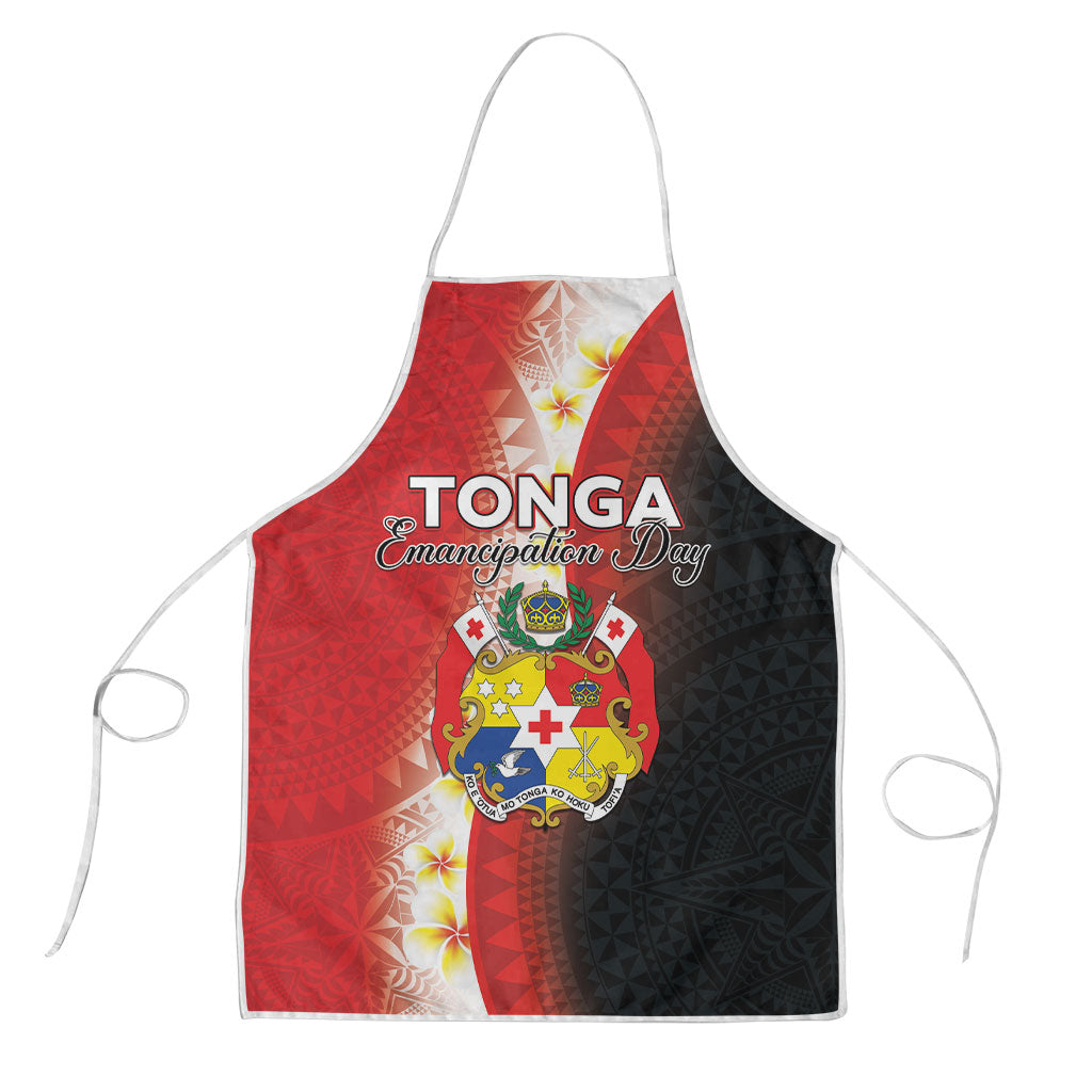 Tonga Emancipation Day Apron Tongan Ngatu Pattern With Plumeria
