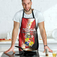 Tonga Emancipation Day Apron Tongan Ngatu Pattern With Plumeria LT05 - Polynesian Pride