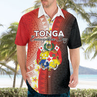 Personalised Tonga Emancipation Day Hawaiian Shirt Tongan Ngatu Pattern With Plumeria LT05 - Polynesian Pride
