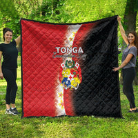 Tonga Emancipation Day Quilt Tongan Ngatu Pattern With Plumeria LT05 - Polynesian Pride