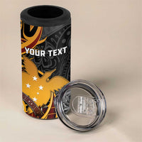 Personalised Papua New Guinea 4 in 1 Can Cooler Tumbler Happy 50th Independence Anniversary LT05 - Polynesian Pride