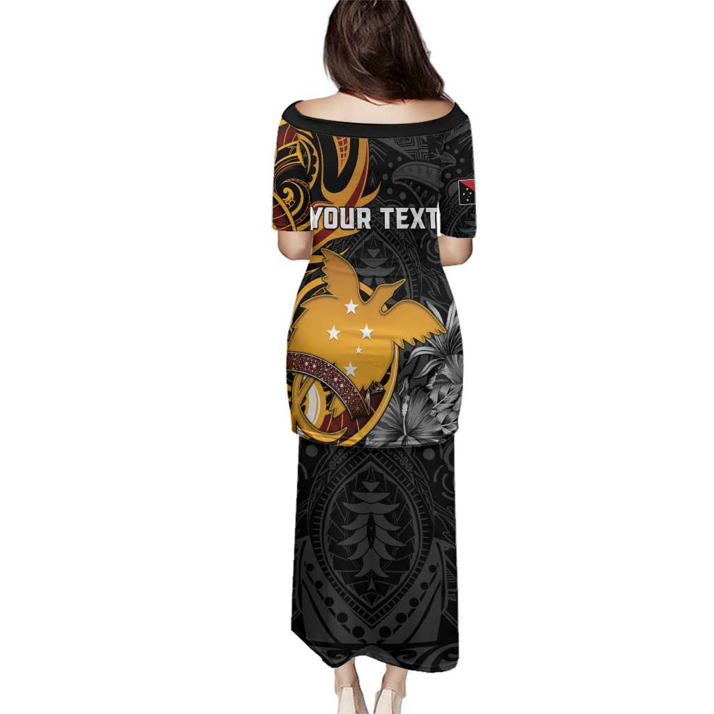 Personalised Papua New Guinea Family Matching Puletasi and Hawaiian Shirt Happy 50th Independence Anniversary LT05 - Polynesian Pride