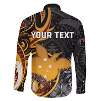 Personalised Papua New Guinea Family Matching Summer Maxi Dress and Hawaiian Shirt Happy 50th Independence Anniversary - Polynesian Pride