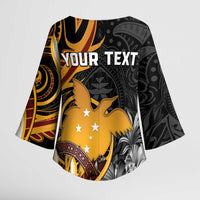 Papua New Guinea Kimono Sleeve Blouse Happy 50th Independence Anniversary - Polynesian Pride